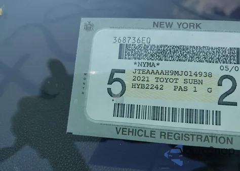 2021 Toyota Venza Xle from USA, damaged, VIN JTEAAAAH9MJ014938